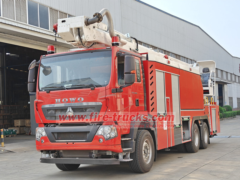 HOWO foam tower fire truck
