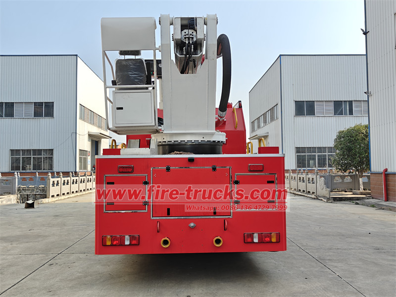 HOWO aerial jetting fire truck