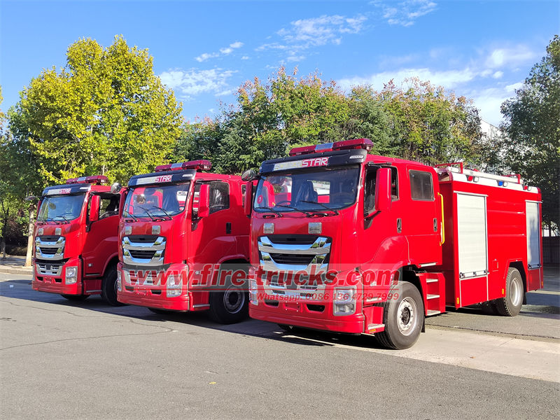 ISUZU foam firefighting truck