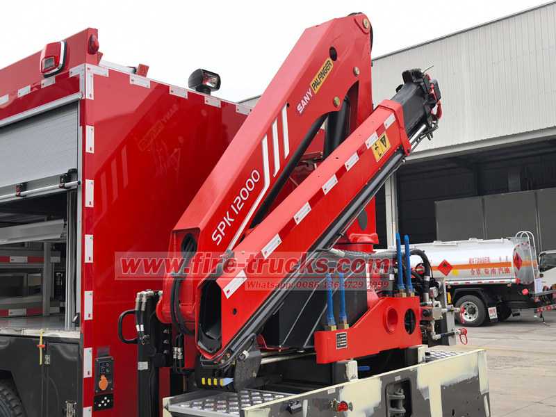 HOWO fire rescue vehicle for sale