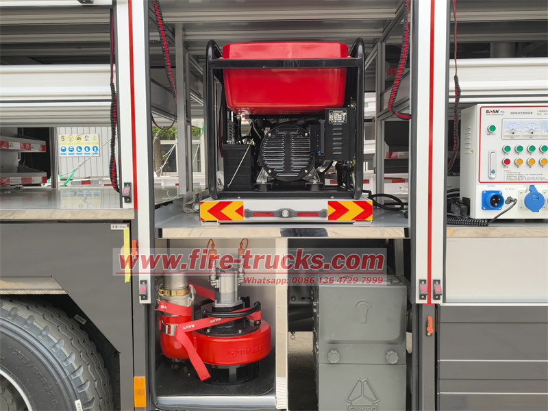 HOWO emergency rescue truck for sale