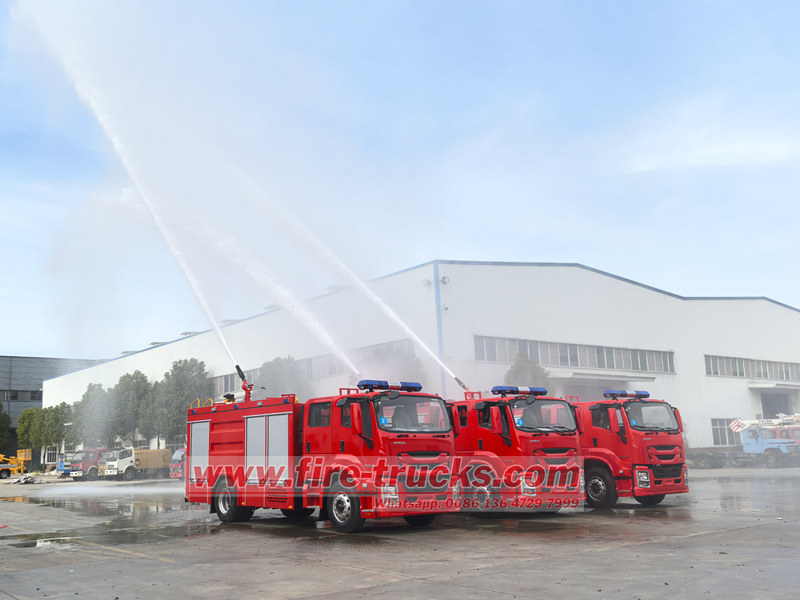 ISUZU tanker fire trucks for sale