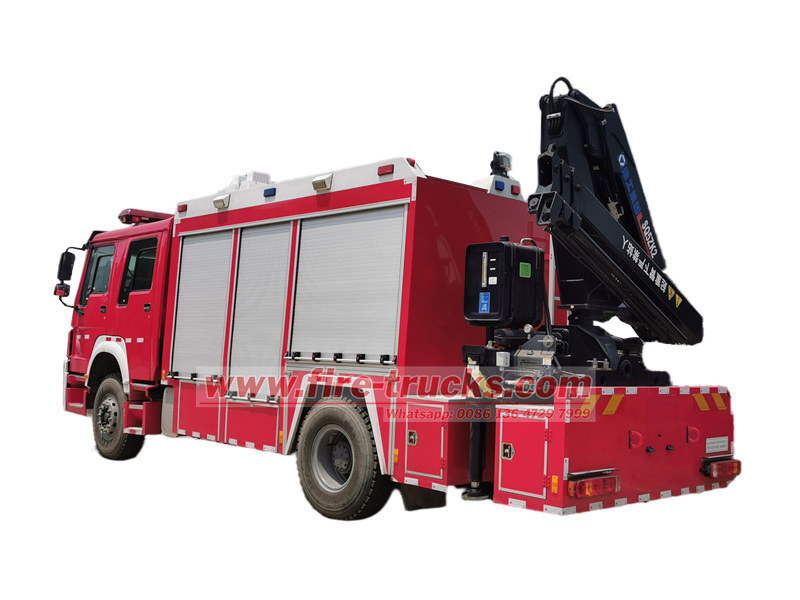 HOWO 4×2 rescue vehicle for sale