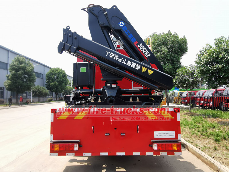 HOWO 6 wheeler emergency fire truck