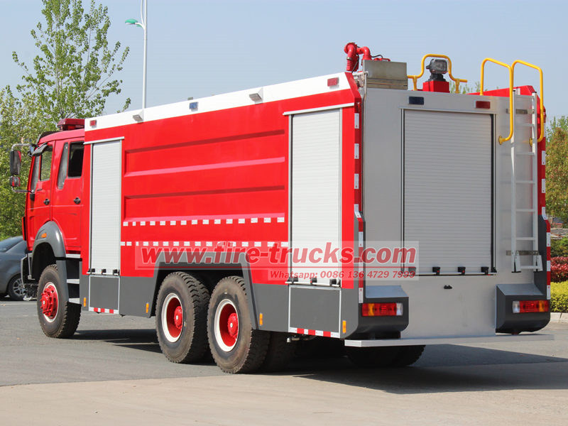 Beiben 6×4 pumper fire truck