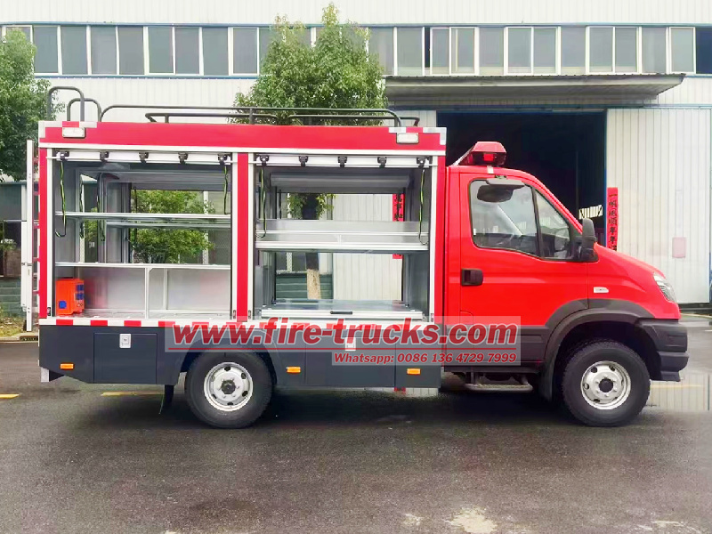IVECO fire truck with full rescue fire fighting equipment
