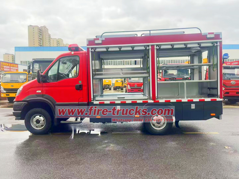 IVECO fire truck with full rescue fire fighting equipment