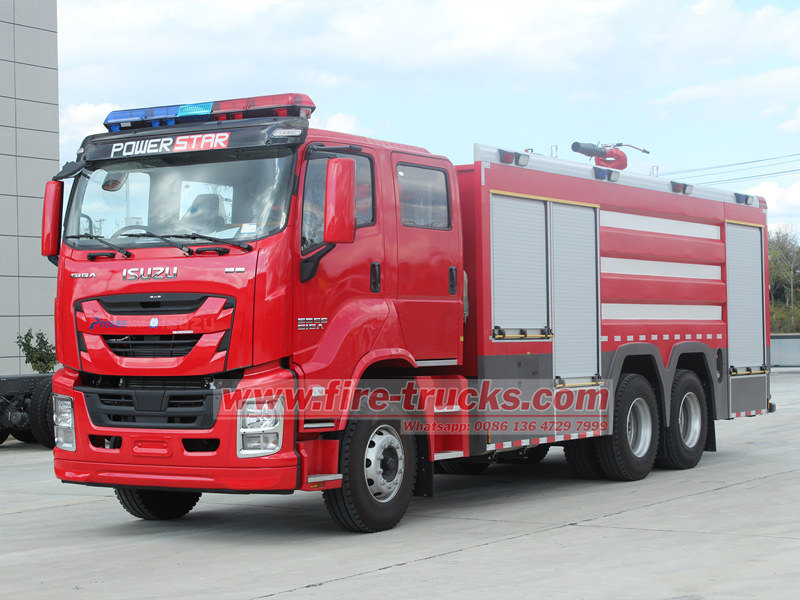 ISUZU GIGA 6×4 fire pumper truck