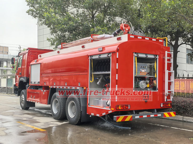 HOWO 6×6 Pumper Fire truck