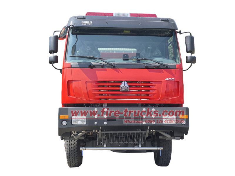 HOWO 6×6 pumper fire truck
