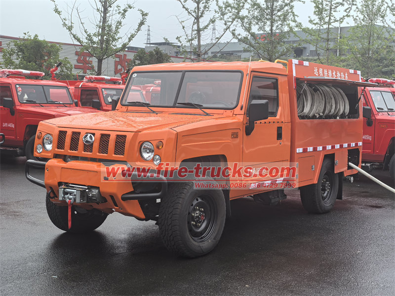 4×4 wildland mini fire rescue truck