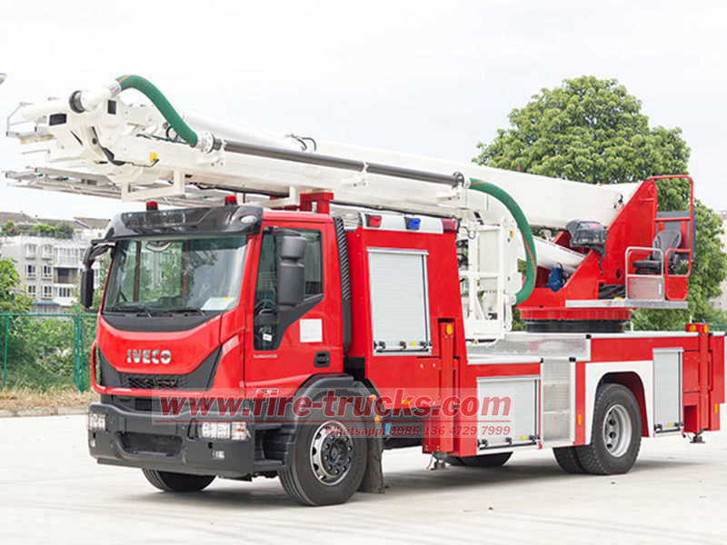 HOWO aerial platform fire truck