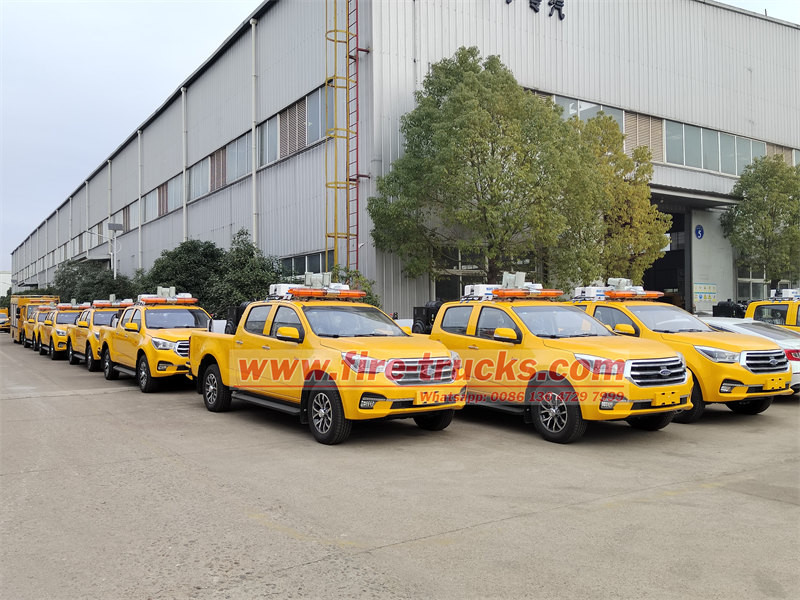 Isuzu 4×4 pickup emergency rescue trucks