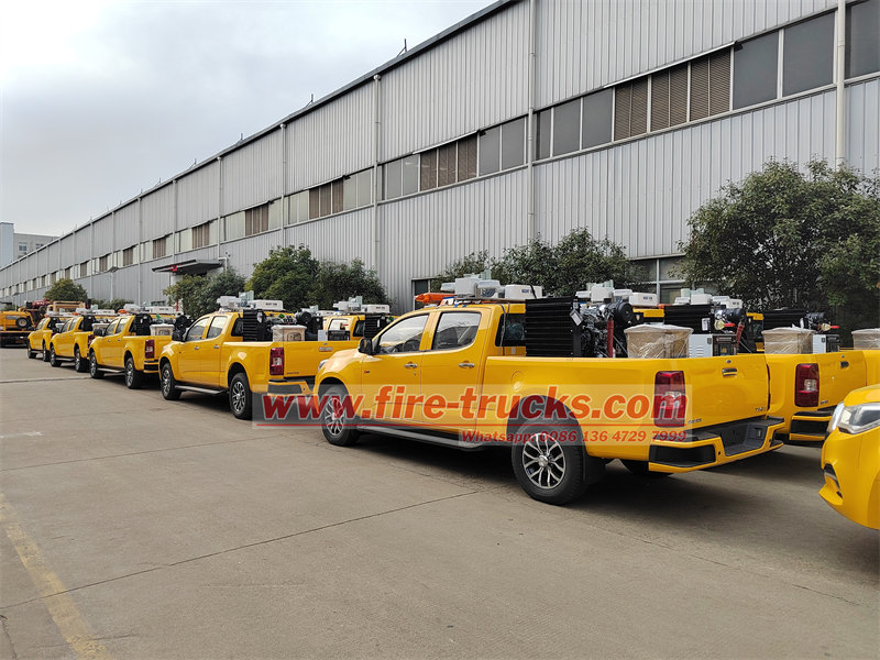 POWERSTAR pickup fire rescue truck ISUZU