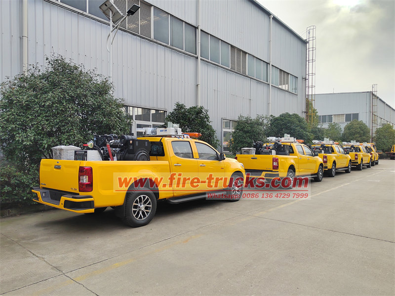 Isuzu pickup emergency rescue trucks