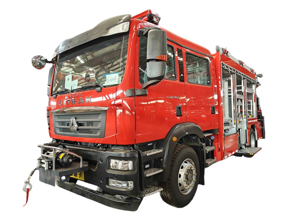SINOTRUK HOWO emergency rescue fire truck