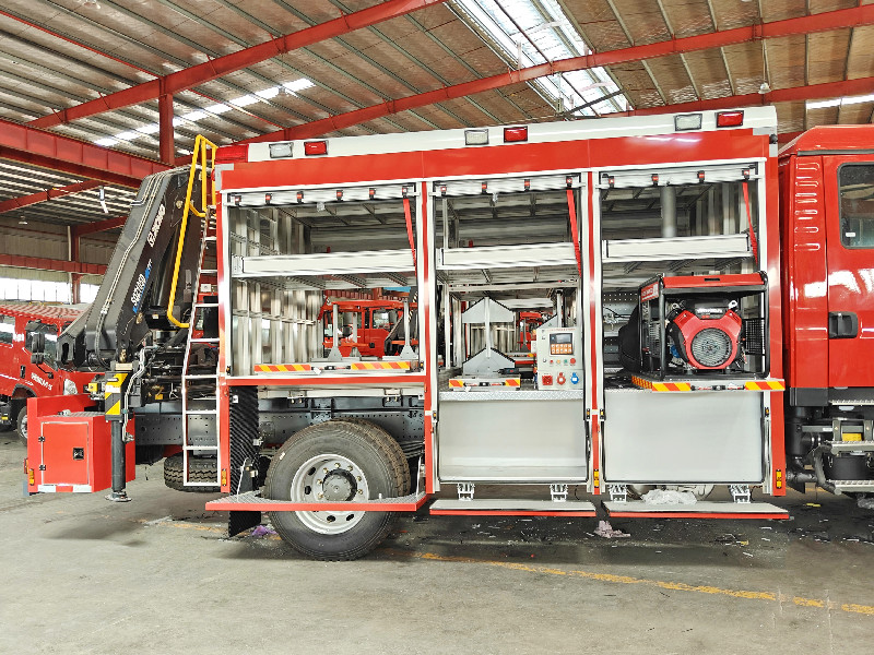 POWERSTAR firefighting truck tool room