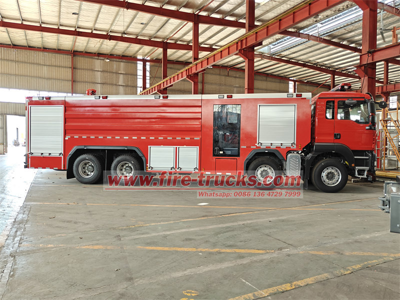 POWERSTAR 8×4 fire tender truck SITRAK