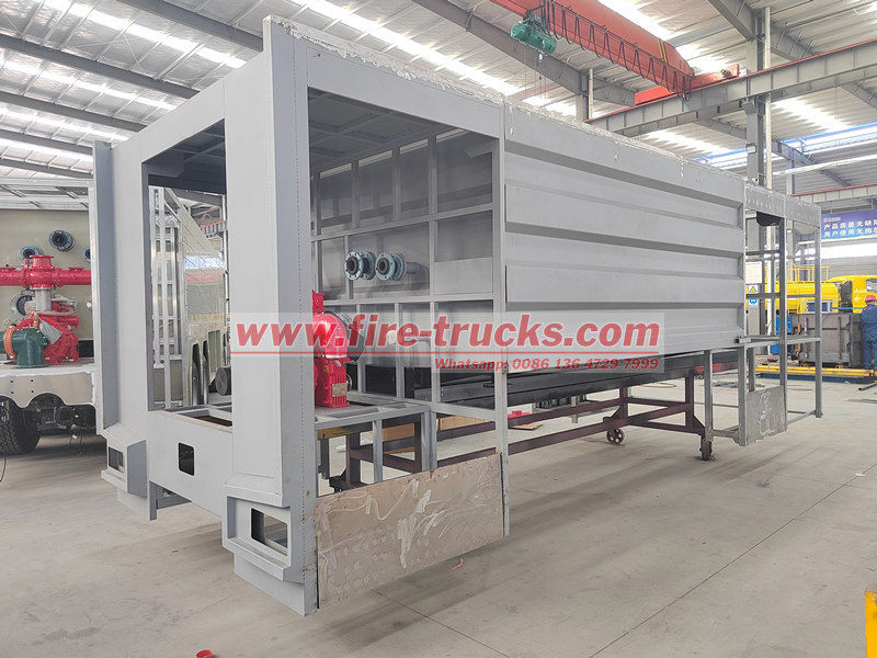 HOWO foam tanker fire truck production