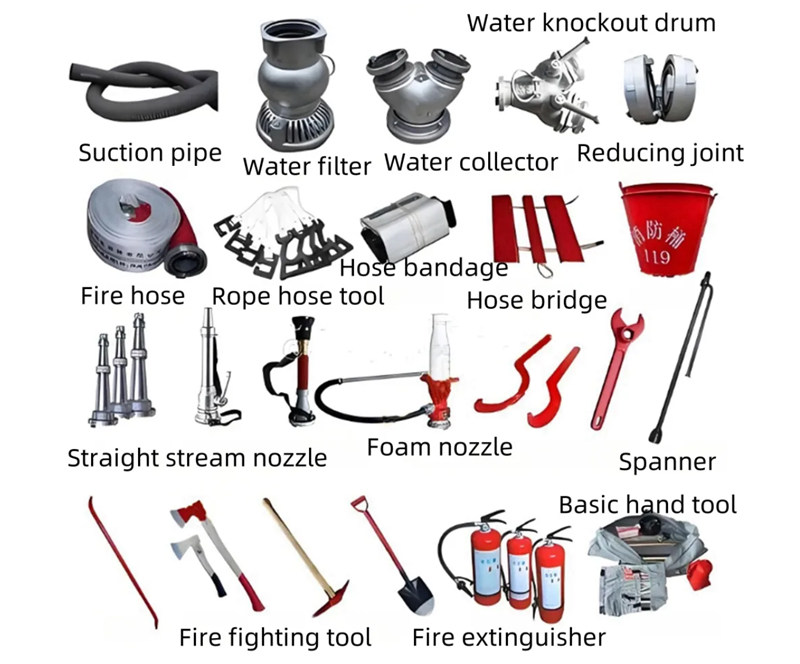 POWERSTAR fire truck accessories and tools