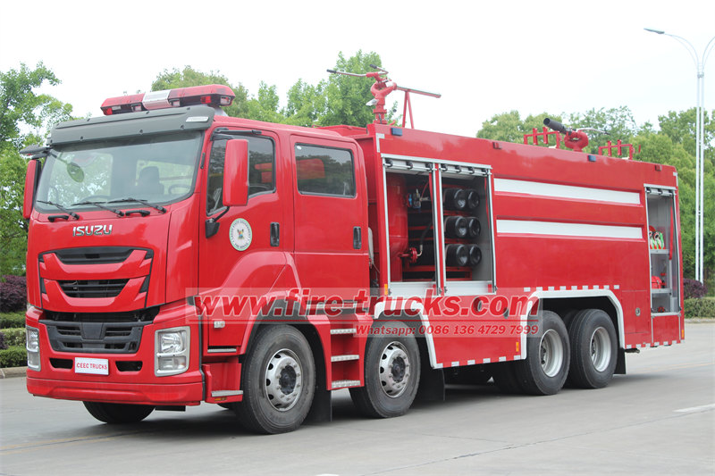 Isuzu GIGA VC66 powder fire truck