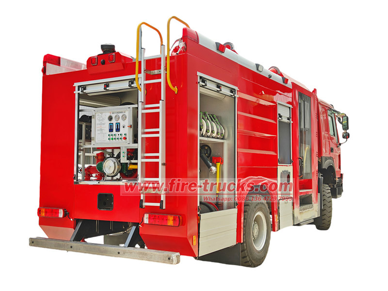 HOWO 4×4 heavy rescue fire truck HOWO 4×4 heavy rescue fire truck