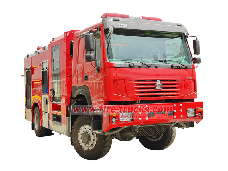 HOWO 4WD off-road firefighting truck HOWO 4WD off-road firefighting truck