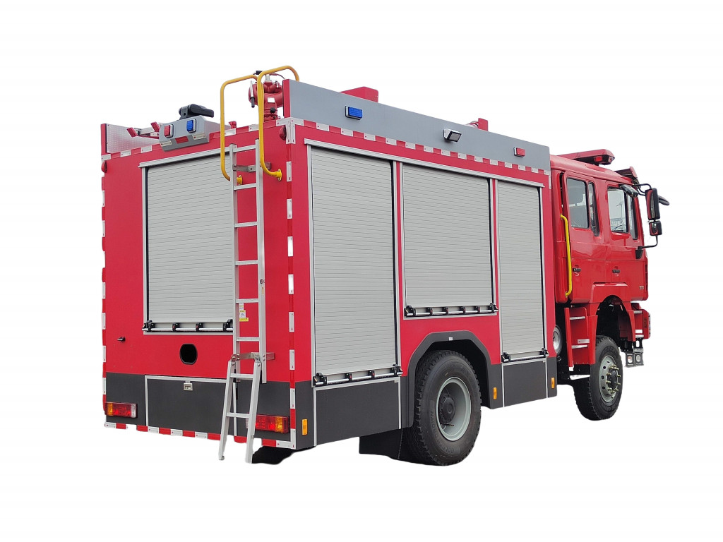 Shacman 4x4 AWD military fire trucks