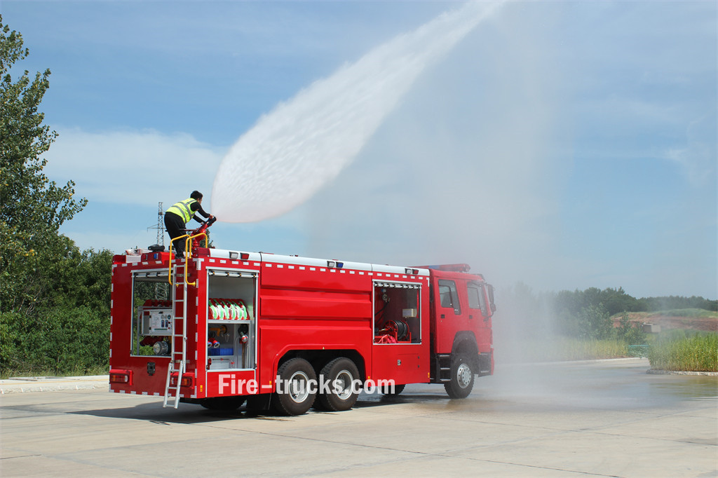 HOWO 6X4 12cbm foam water fire fighting truck HOWO 6X4 12cbm foam water fire fighting truck
