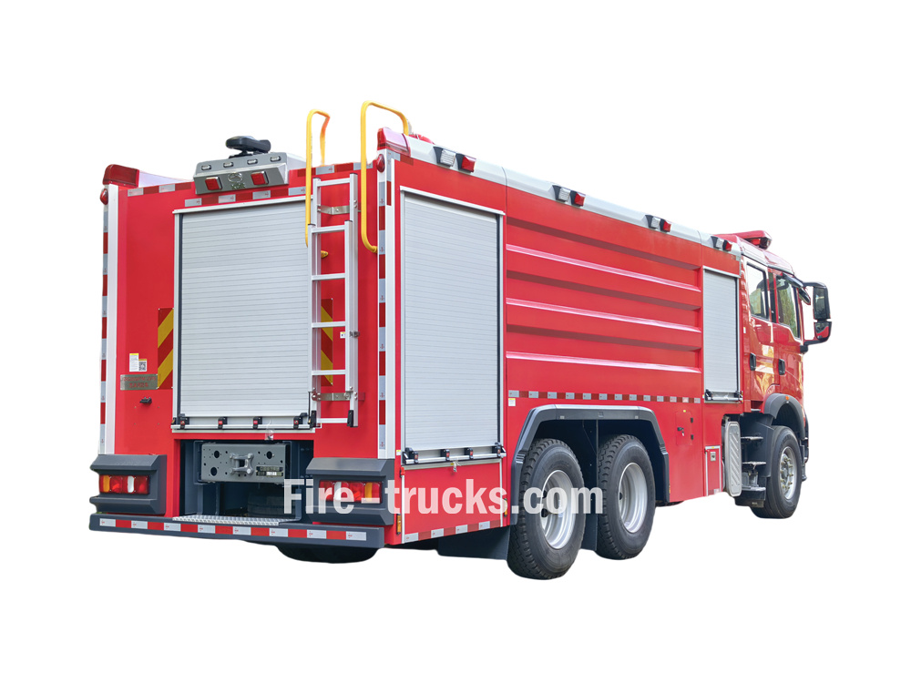 HOWO 6X4 12000 liters foam fire rescue truck