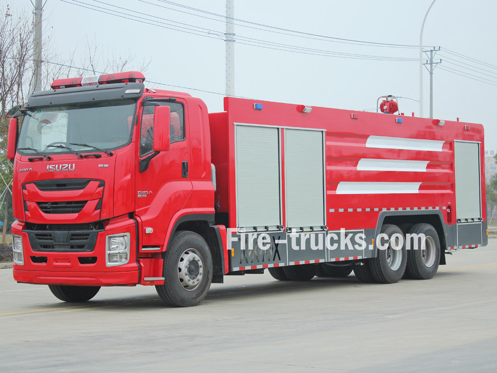 ISUZU GIGA 6HK1 heavy duty fire pumper
