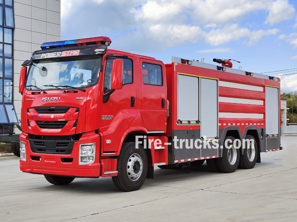 ISUZU GIGA VC66 fire rescue tanker truck