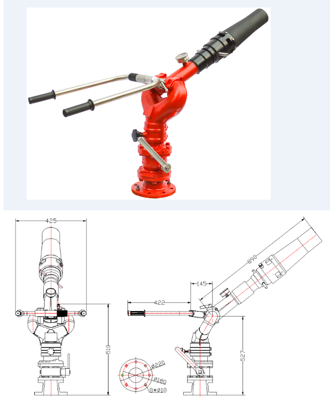 PL8/32 fire monitor PL8/32 fire monitor