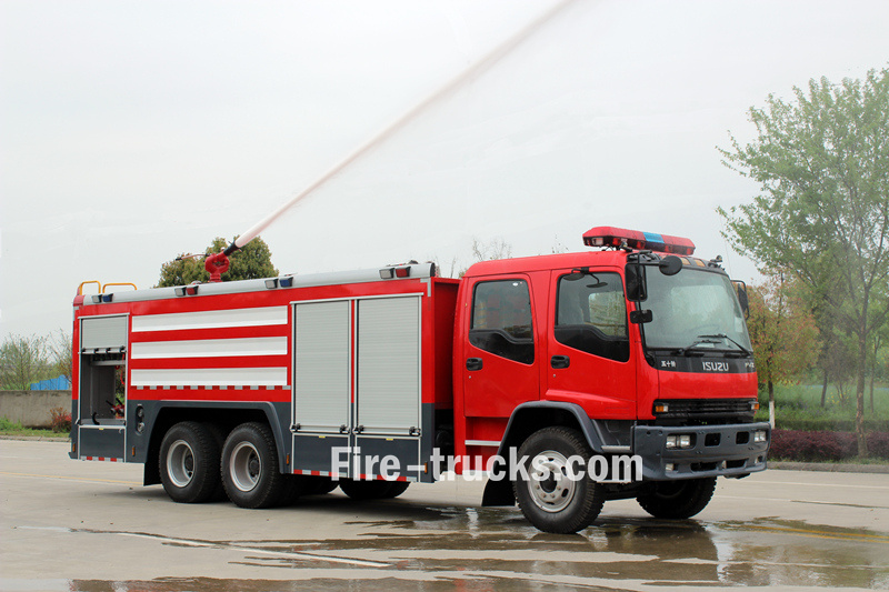 Isuzu GIGA 6000L foam fire fighting truck Isuzu GIGA 6000L foam fire fighting truck