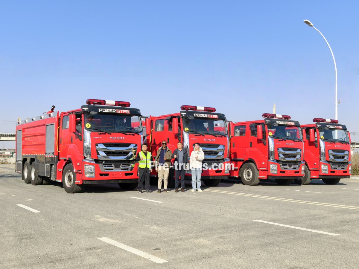Chile Isuzu water foam fire truck with CB10/140 Fire pump Chile Isuzu water foam fire truck with CB10/140 Fire pump
