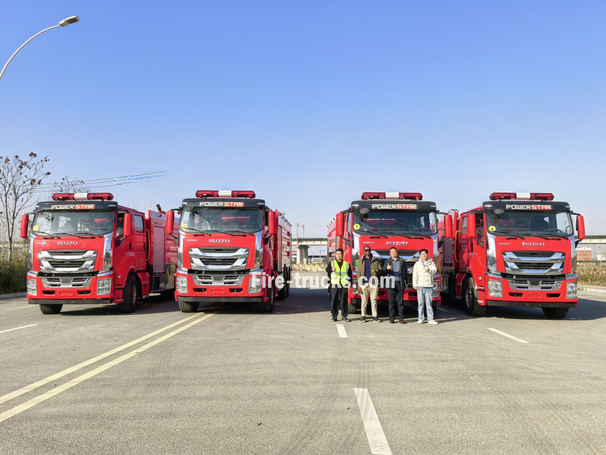 Chile CB10/140 Fire pump Foam Fire engine Isuzu model for export Chile CB10/140 Fire pump Foam Fire engine Isuzu model for export