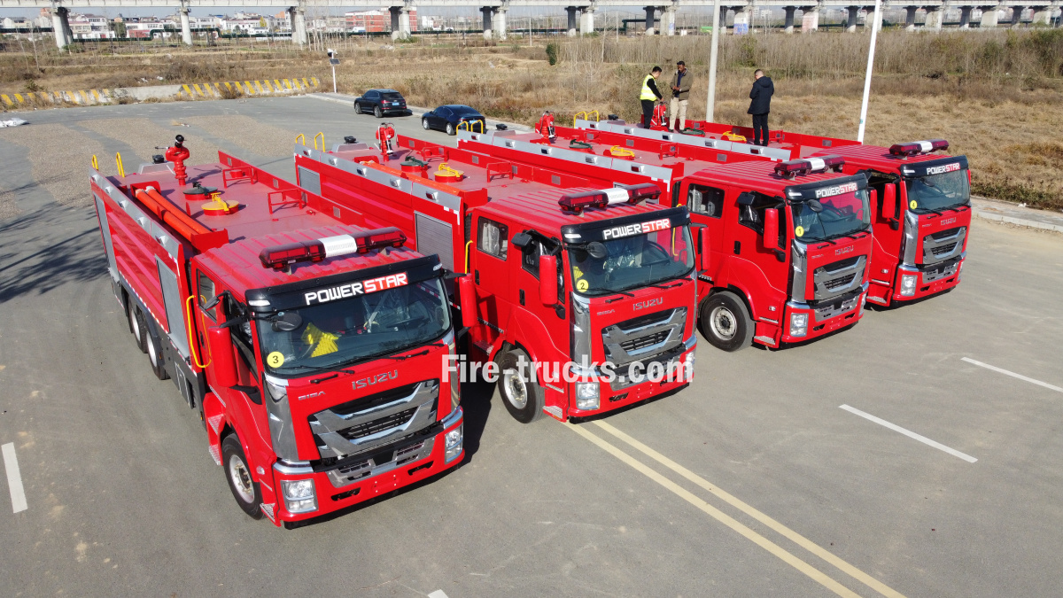 Chile CB10/140 Fire pump Foam Fire engine Isuzu model for export Chile CB10/140 Fire pump Foam Fire engine Isuzu model for export