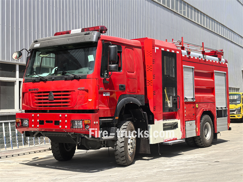 Howo 4x4 drive water tank fire engine Howo 4x4 drive water tank fire engine