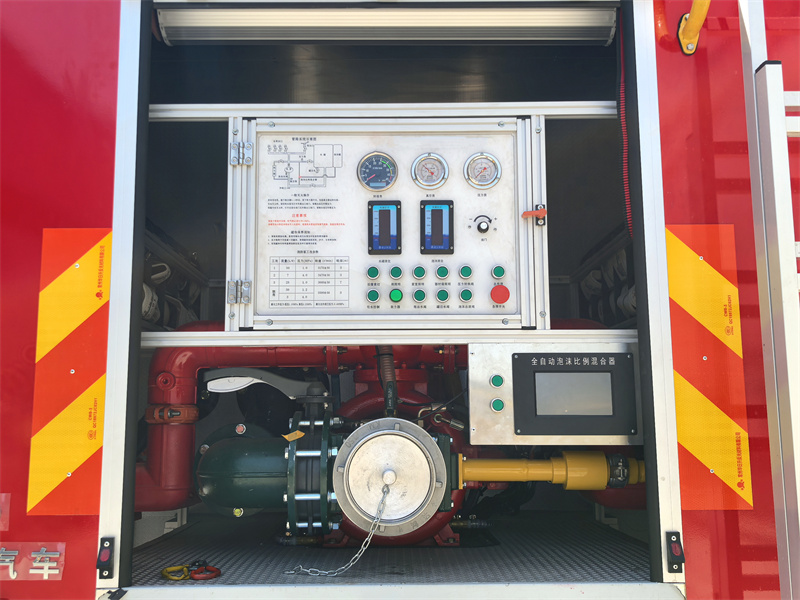 POWERSTAR firefighting truck pump room POWERSTAR firefighting truck pump room
