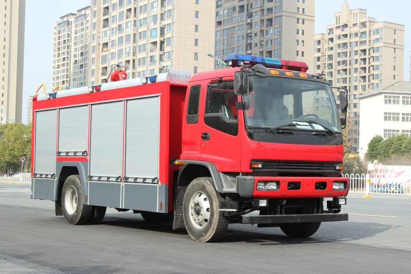 Nigeria Federal Fire Service Truck Isuzu technical drawing