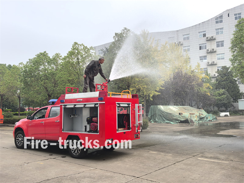 Fire pump water jetting for test Fire pump water jetting for test