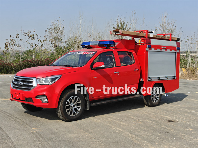 Isuzu 143HP pickup fire truck for sale Isuzu 143HP pickup fire truck for sale