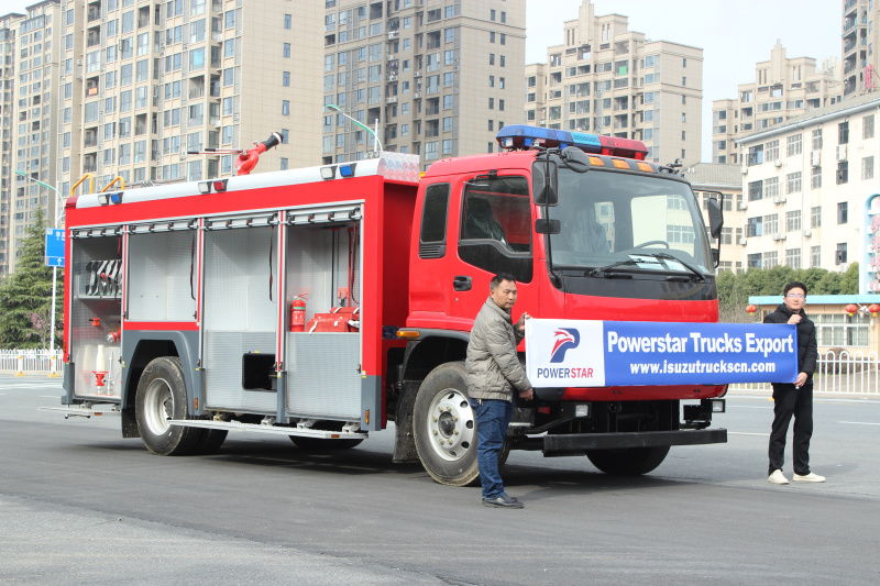 Nigeria Federal Fire Service Truck Isuzu technical drawing Nigeria Federal Fire Service Truck Isuzu technical drawing
