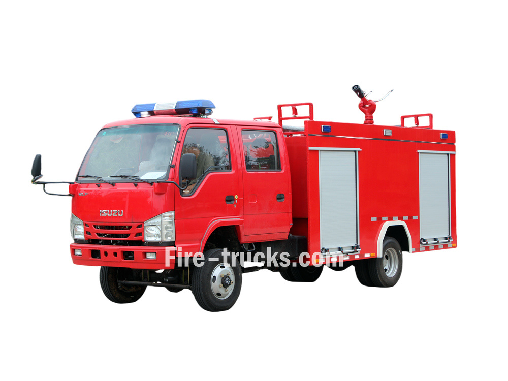 Bahama Isuzu 4x4 drive small fire truck Bahama Isuzu 4x4 drive small fire truck