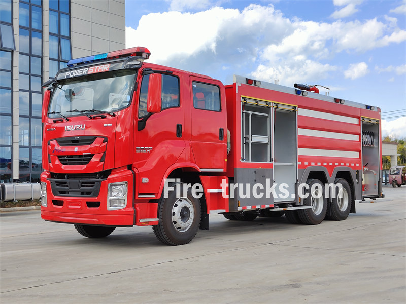ISUZU 10000L water foam fire pumper truck ISUZU 10000L water foam fire pumper truck