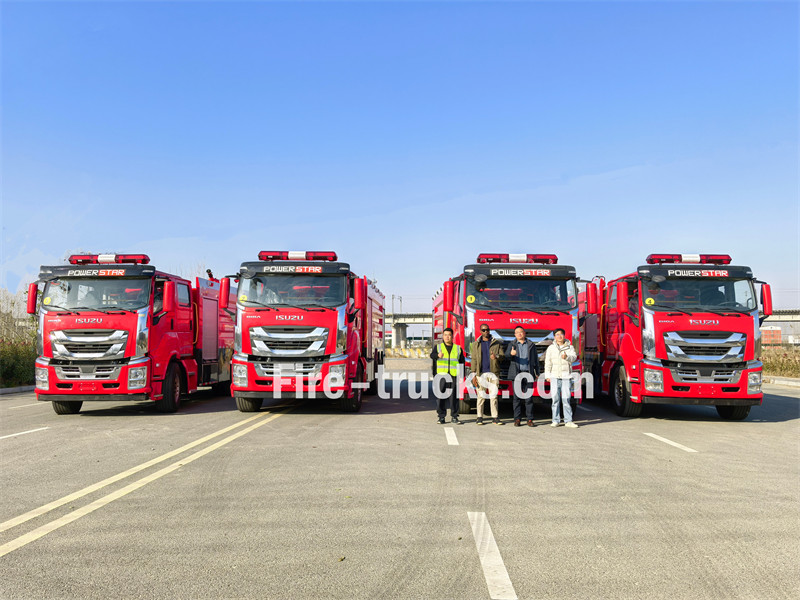 Isuzu FVZ water foam fire fighting truck Isuzu FVZ water foam fire fighting truck