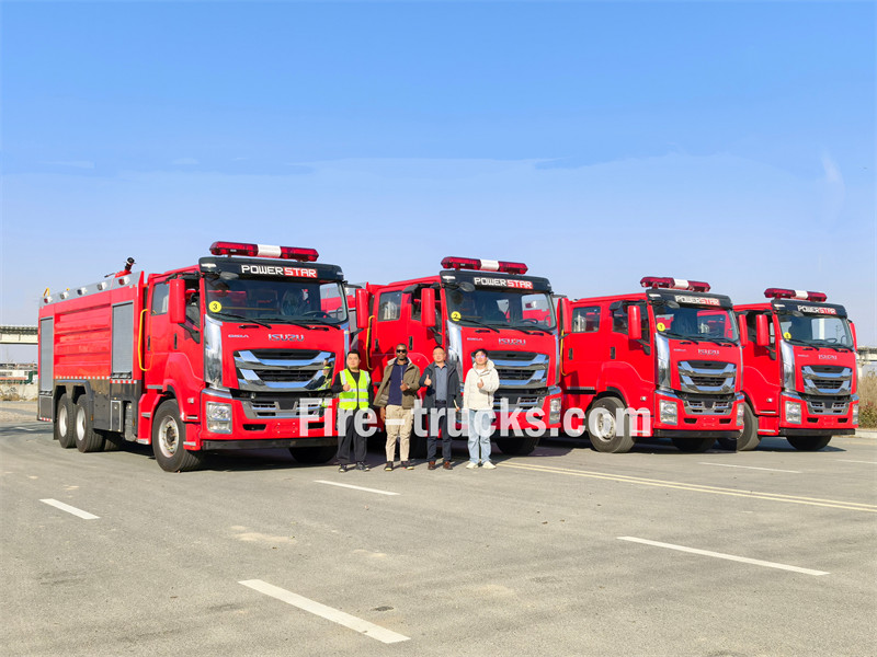 Isuzu FVZ water foam fire fighting truck Isuzu FVZ water foam fire fighting truck