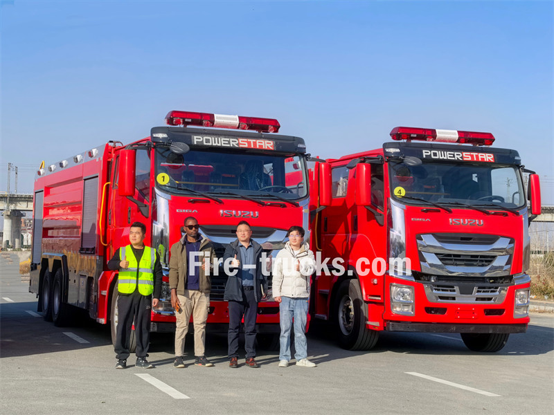 Isuzu FVZ water foam fire fighting truck Isuzu FVZ water foam fire fighting truck