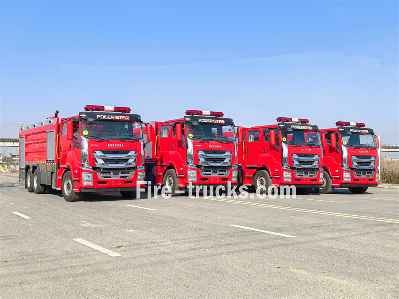 Isuzu FVZ water foam fire fighting truck Isuzu FVZ water foam fire fighting truck