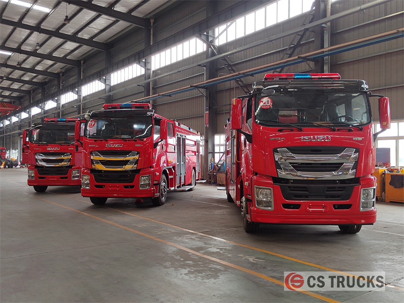 isuzu fire trucks factory